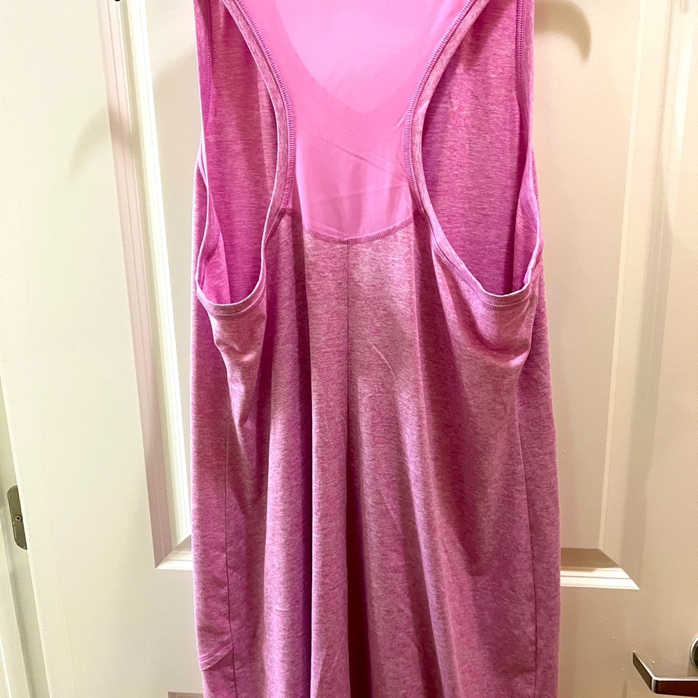 Light pink athleisure dress